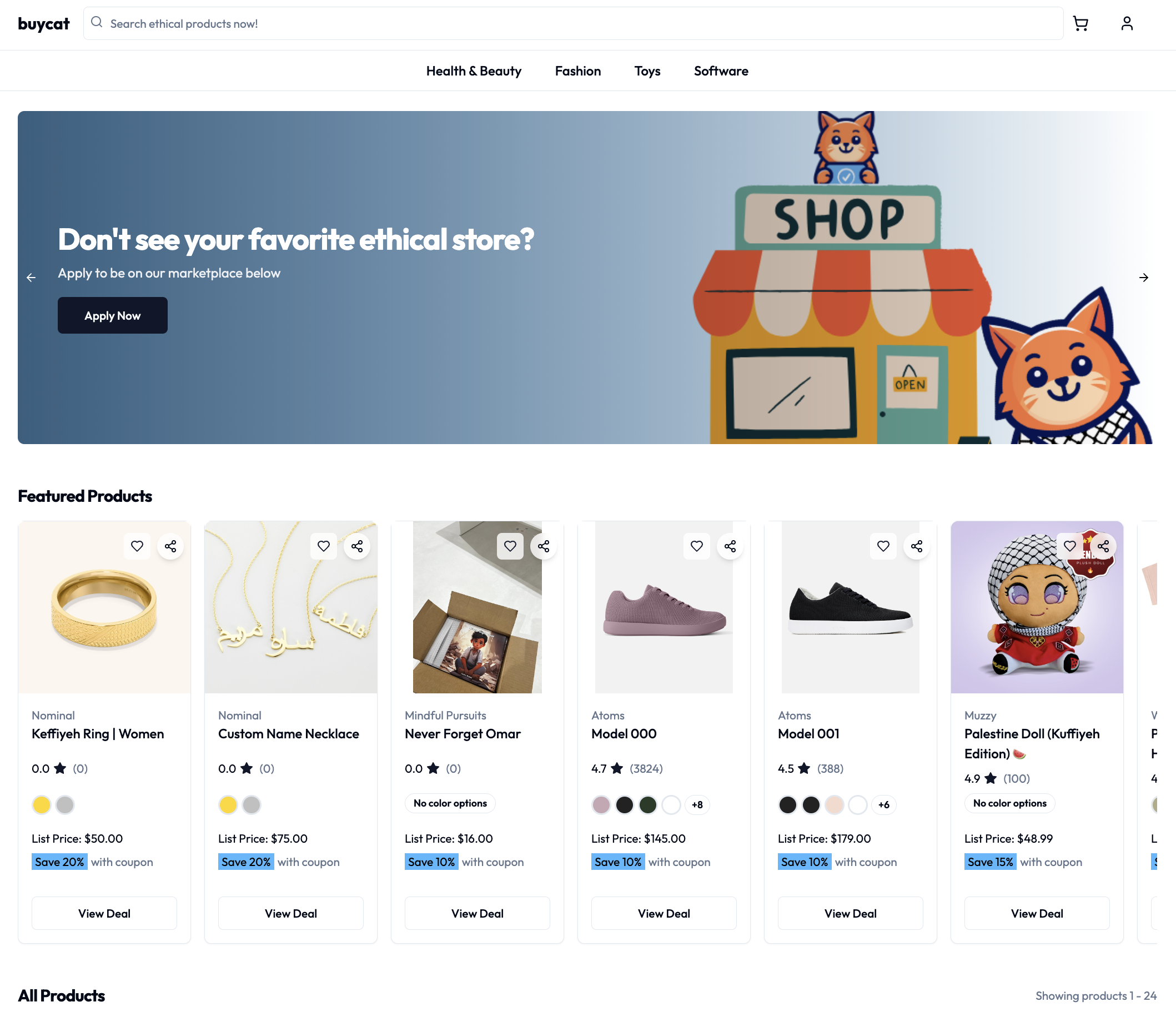 Buycat Marketplace Preview