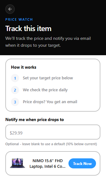 Set your target